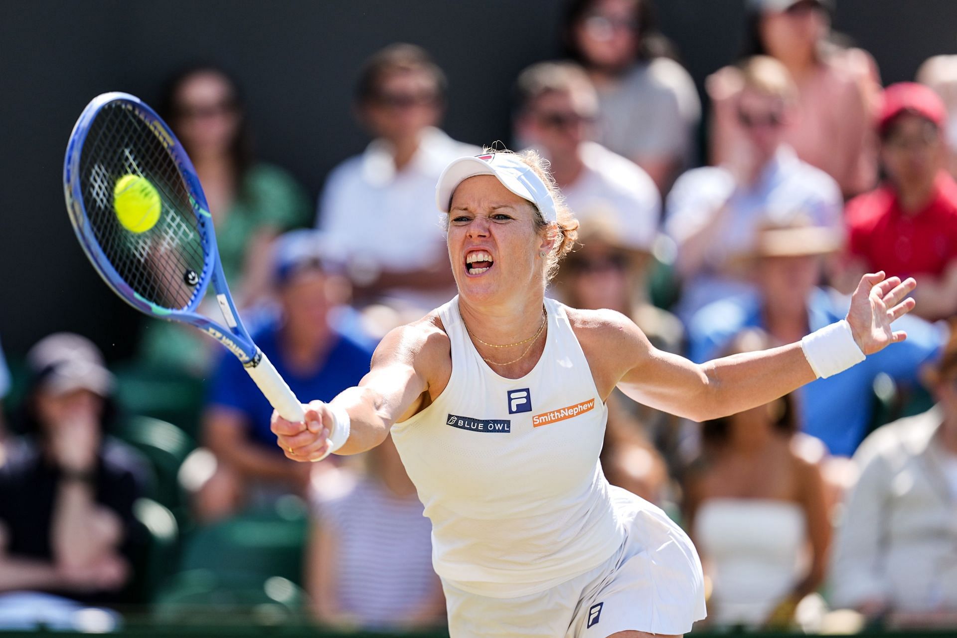 In Picture: Laura Siegemund in action (Getty)